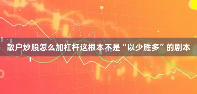 散户炒股怎么加杠杆这根本不是“以少胜多”的剧本